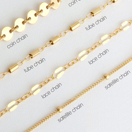 Multilayer Boho Tube Lace Satellite Chain Bracelets Set