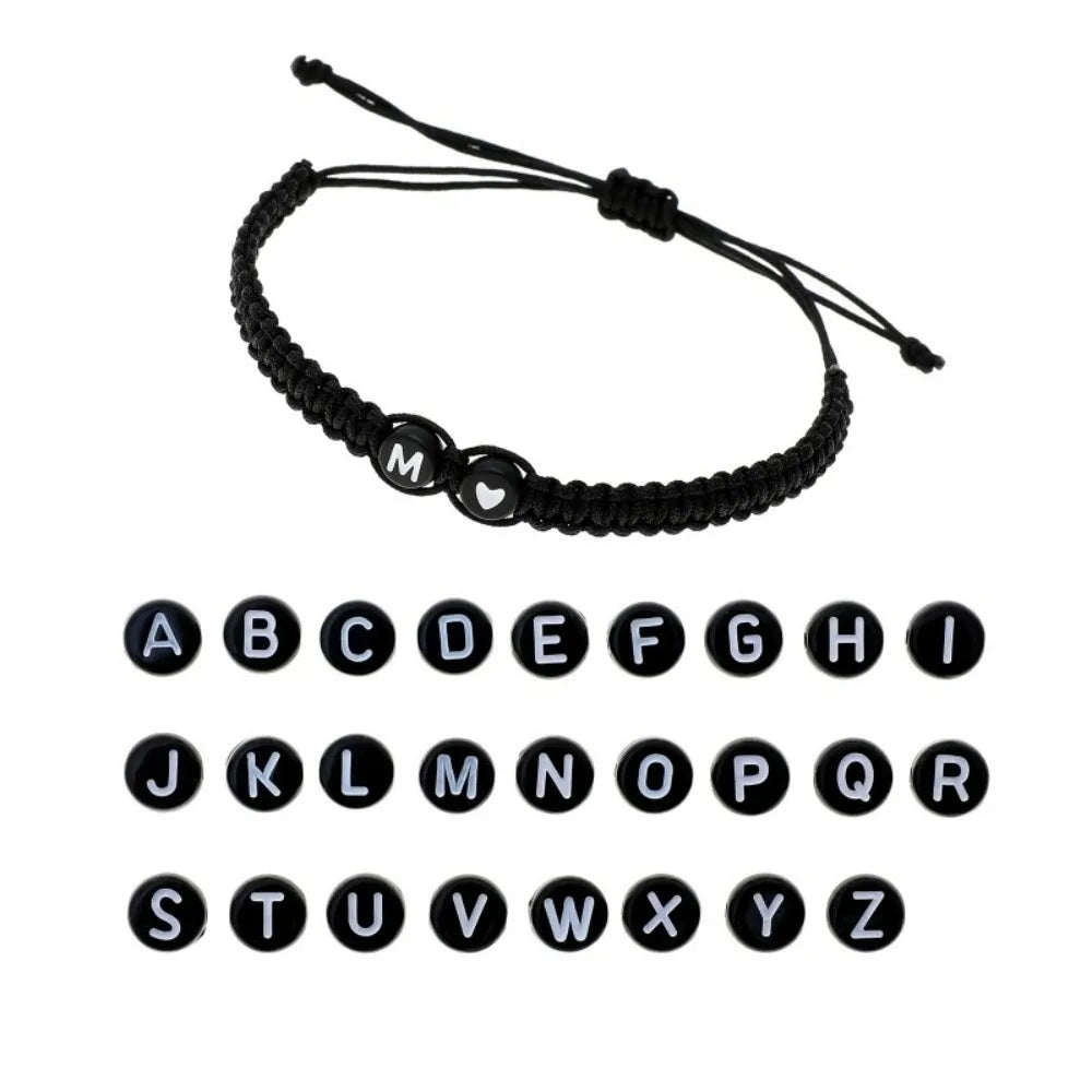 Handmade Adjustable A-Z Name Braided Bracelets