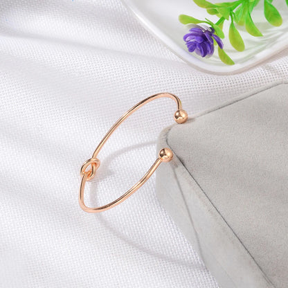 4pcs/Set Bohemia Leaf Knot Hand Cuff Link Chain Charm Bracelet