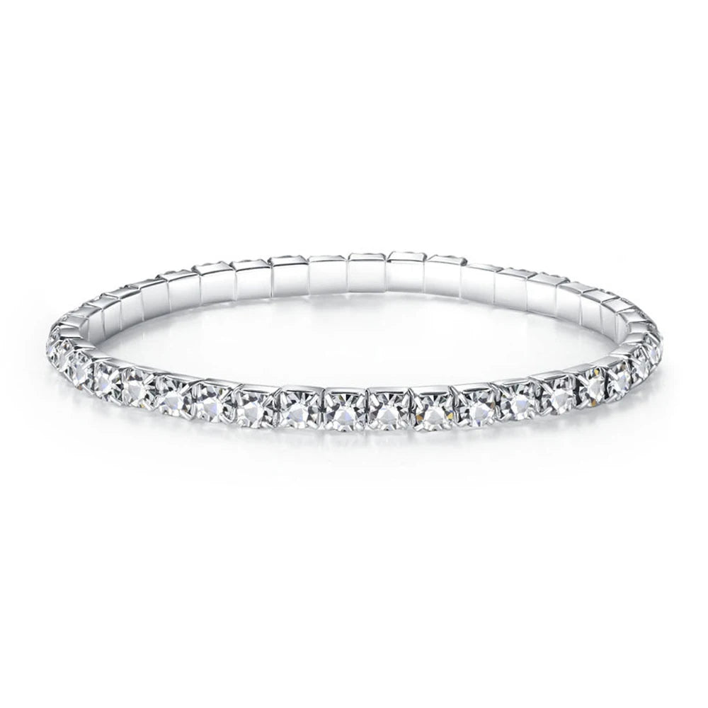 Multiple Styles Crystal Stretch Shine Bracelets