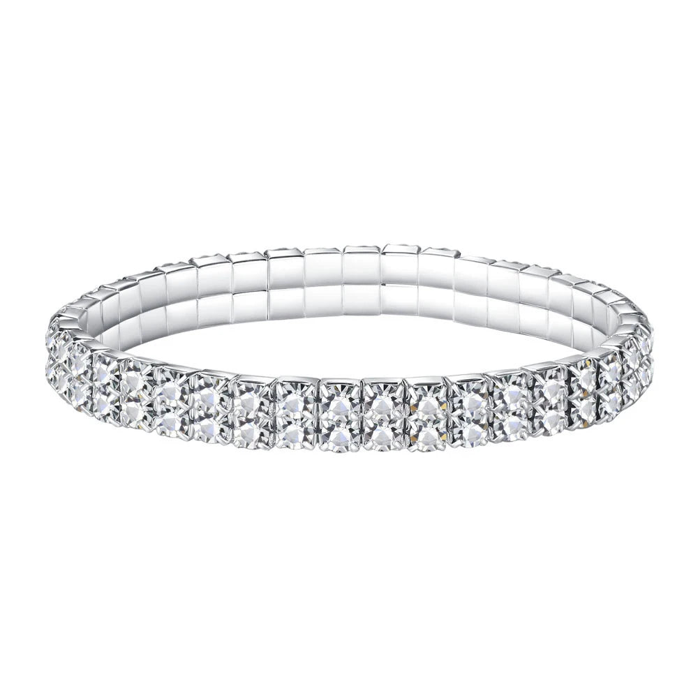 Multiple Styles Crystal Stretch Shine Bracelets