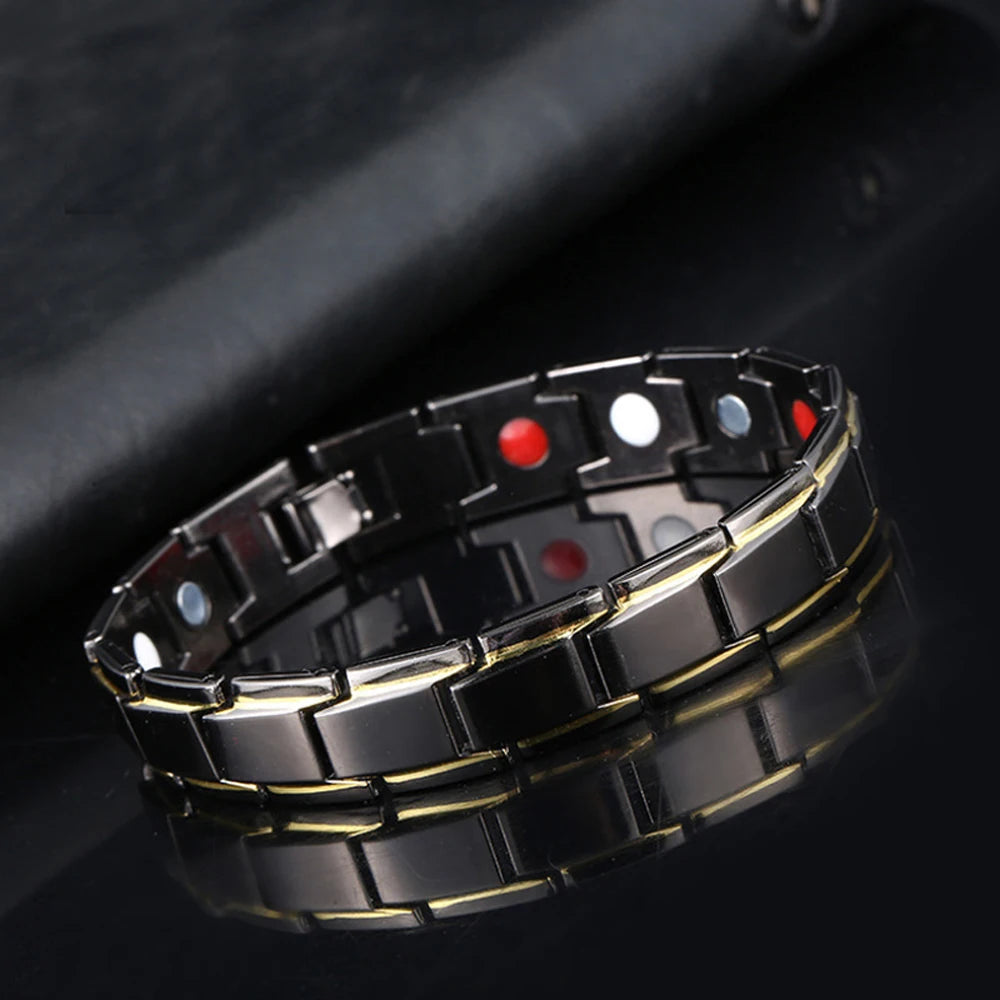 Magnetic Hematite Copper Health Bracelet