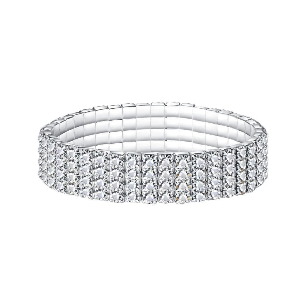 Multiple Styles Crystal Stretch Shine Bracelets