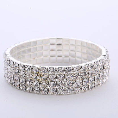 Multiple Styles Crystal Stretch Shine Bracelets
