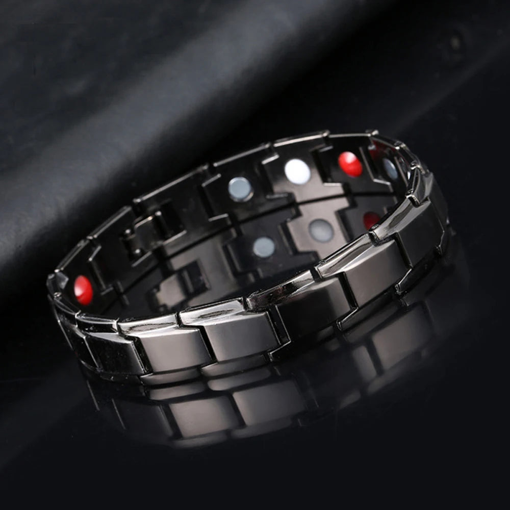 Magnetic Hematite Copper Health Bracelet