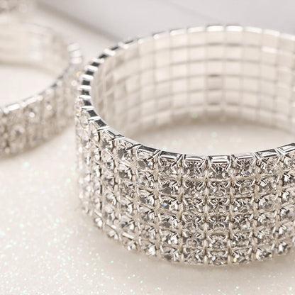 Multiple Styles Crystal Stretch Shine Bracelets