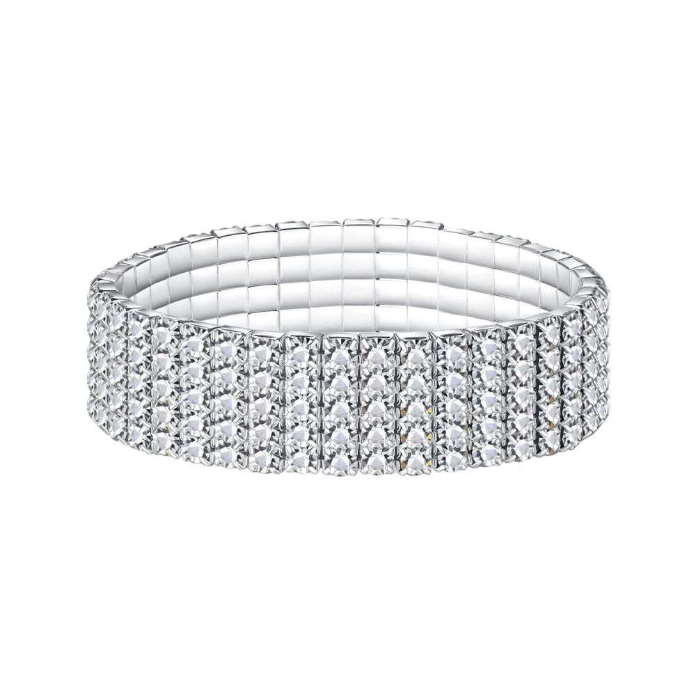 Multiple Styles Crystal Stretch Shine Bracelets