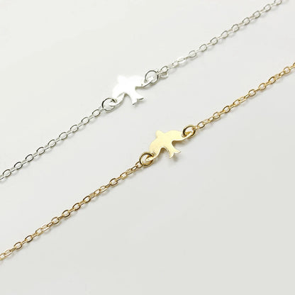 Peace Dove Simplicity Choker Bracelet
