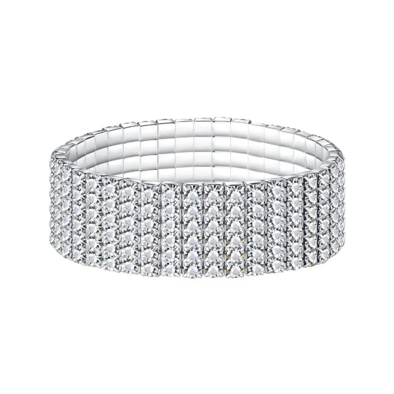 Multiple Styles Crystal Stretch Shine Bracelets