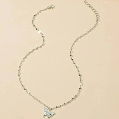 Exquisite Golden Crystal  Pendant Necklace