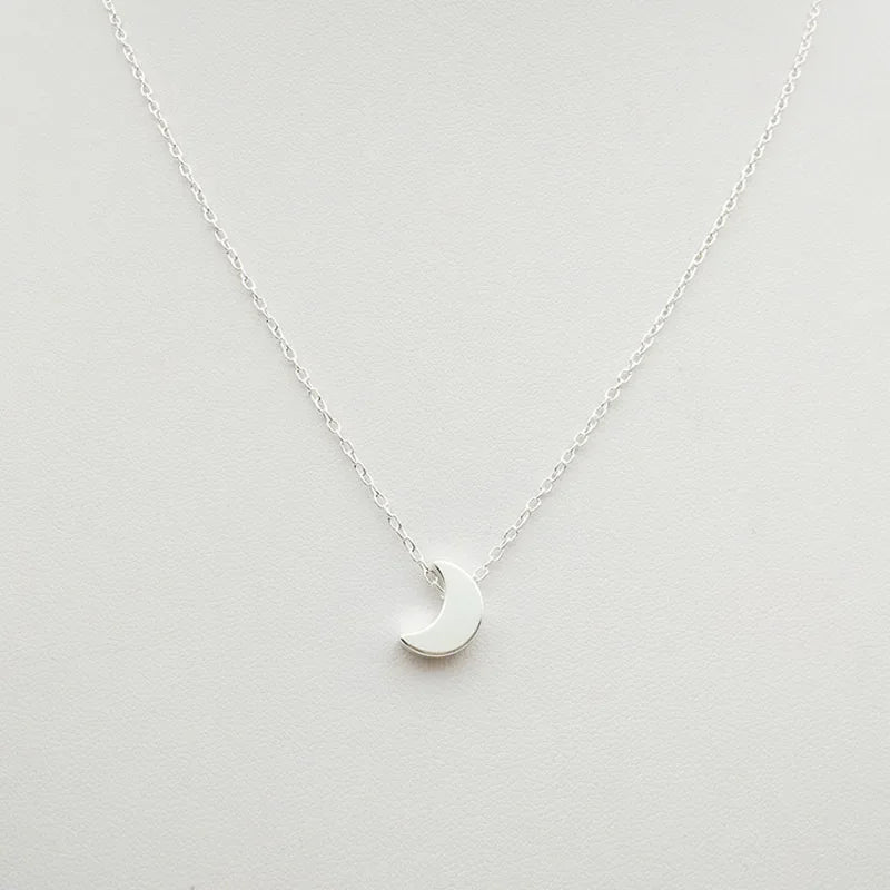 Gold/Silver Color Chain Star Heart Choker Necklace