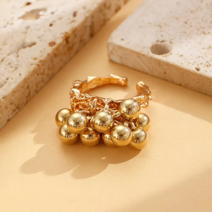 Simple Small Ball Ring for Women Men