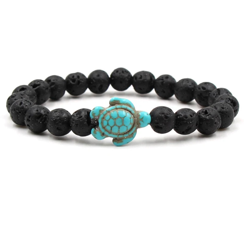 14 Colors Natural Stone Sea Turtle Beads Friendship Bracelets