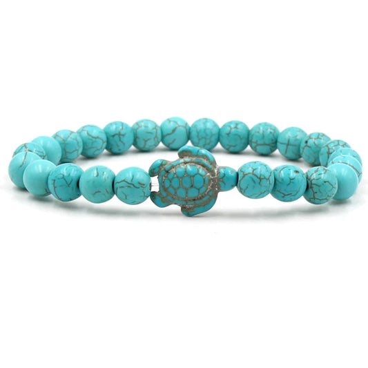 14 Colors Natural Stone Sea Turtle Beads Friendship Bracelets