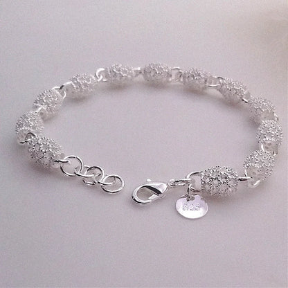 Silver Color Bracelet Chain Bangle