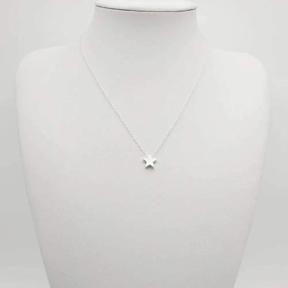 Gold/Silver Color Chain Star Heart Choker Necklace