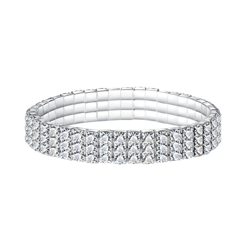 Multiple Styles Crystal Stretch Shine Bracelets
