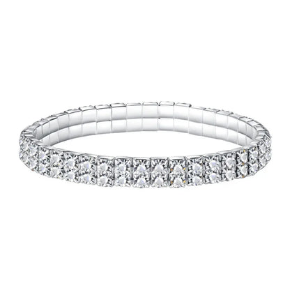 Multiple Styles Crystal Stretch Shine Bracelets