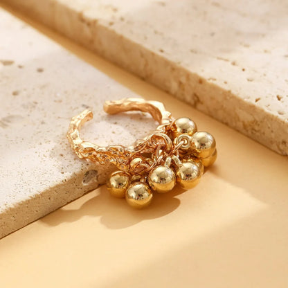 Simple Small Ball Ring for Women Men
