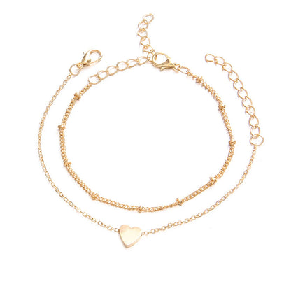 2Pcs Elegant Charm Bracelets Set
