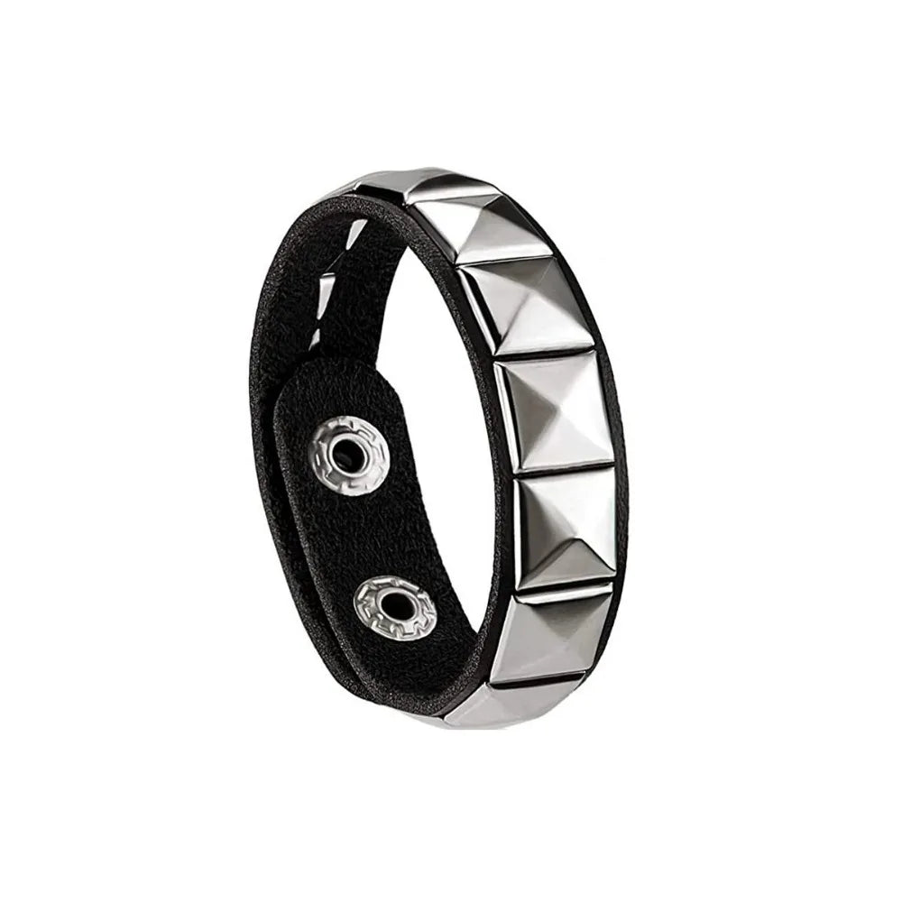 Punk Nail Bracelet Rivets Casual Couple Bracelet