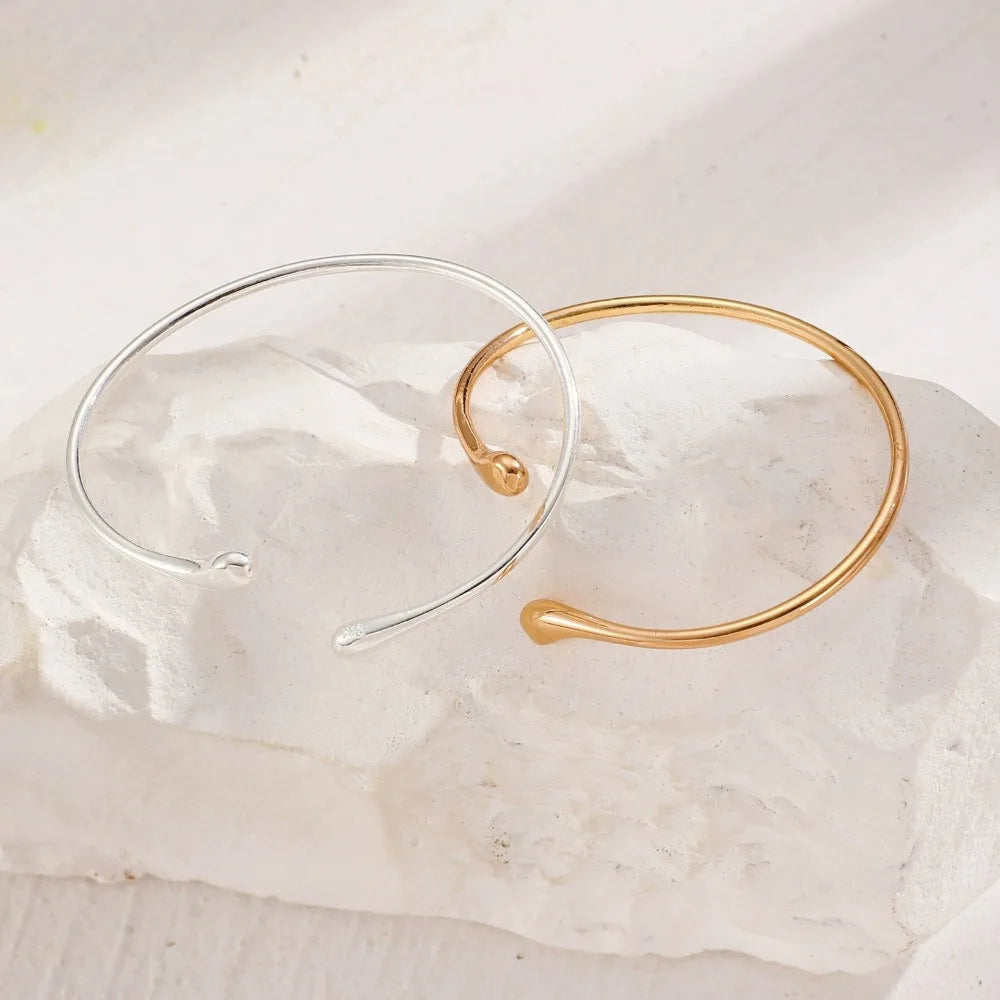 Vintage Simple Upper Arm Geometric Water Drop Shape Bracelet