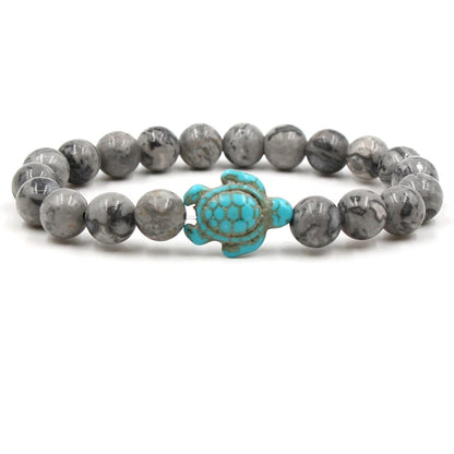 14 Colors Natural Stone Sea Turtle Beads Friendship Bracelets