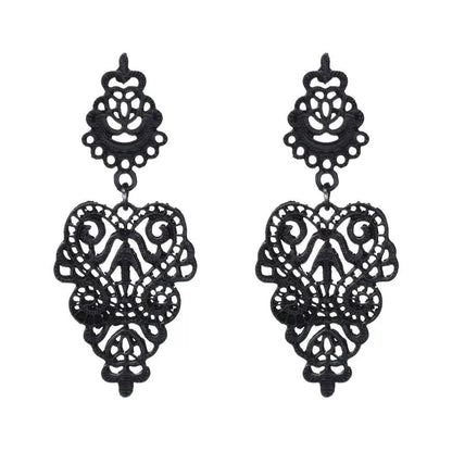 Exaggerated Temperament Personality Color Matching Bump Earrings