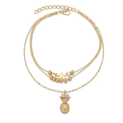 Ankle Chain Pineapple Pendant Anklet