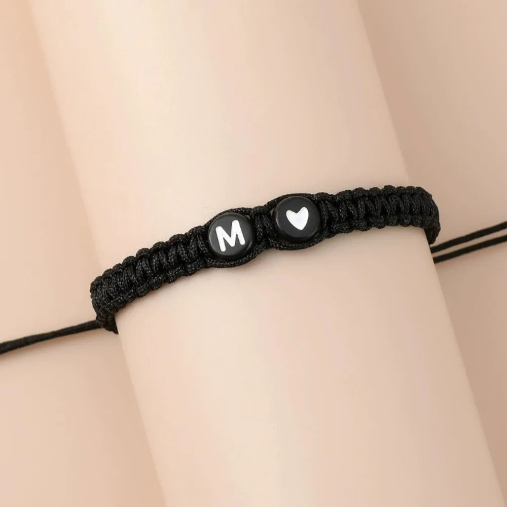 Handmade Adjustable A-Z Name Braided Bracelets