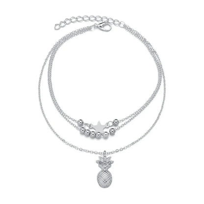 Ankle Chain Pineapple Pendant Anklet