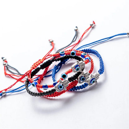 Turkey Evil Eyes Handmade Weave Lucky Red Thread Bracelet