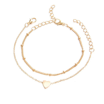 2Pcs Elegant Charm Bracelets Set