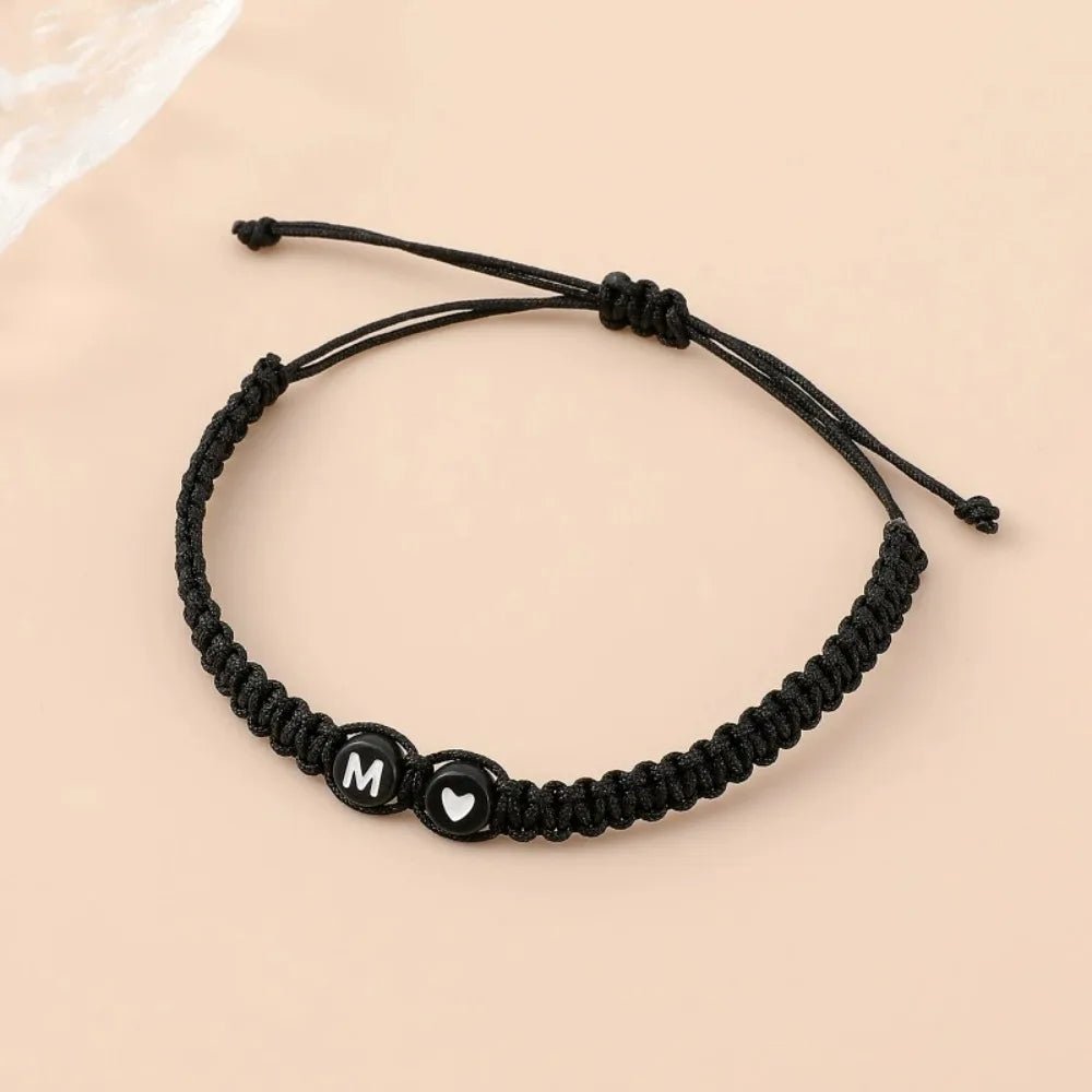 Handmade Adjustable A-Z Name Braided Bracelets