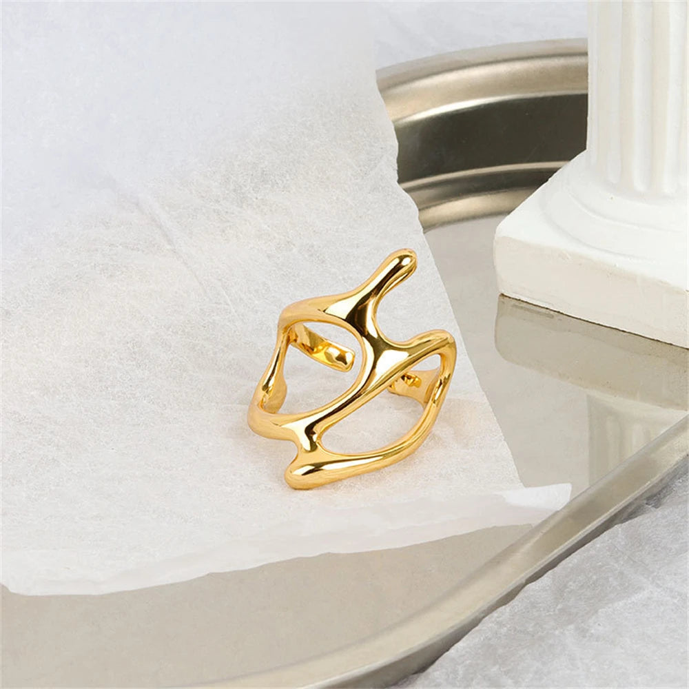 Vintage Elegant Irregular Adjustable Rings