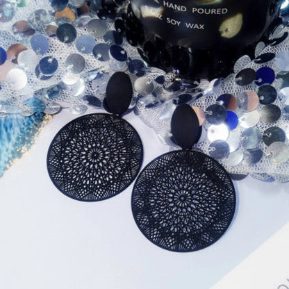 Exaggerated Temperament Personality Color Matching Bump Earrings
