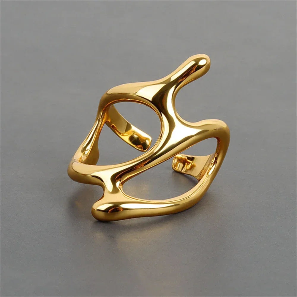 Vintage Elegant Irregular Adjustable Rings