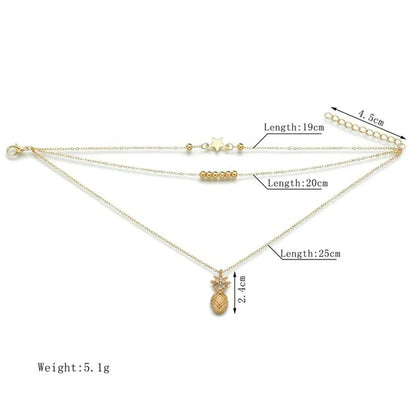 Ankle Chain Pineapple Pendant Anklet