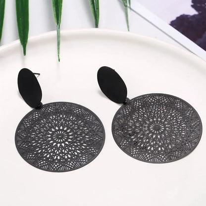 Exaggerated Temperament Personality Color Matching Bump Earrings