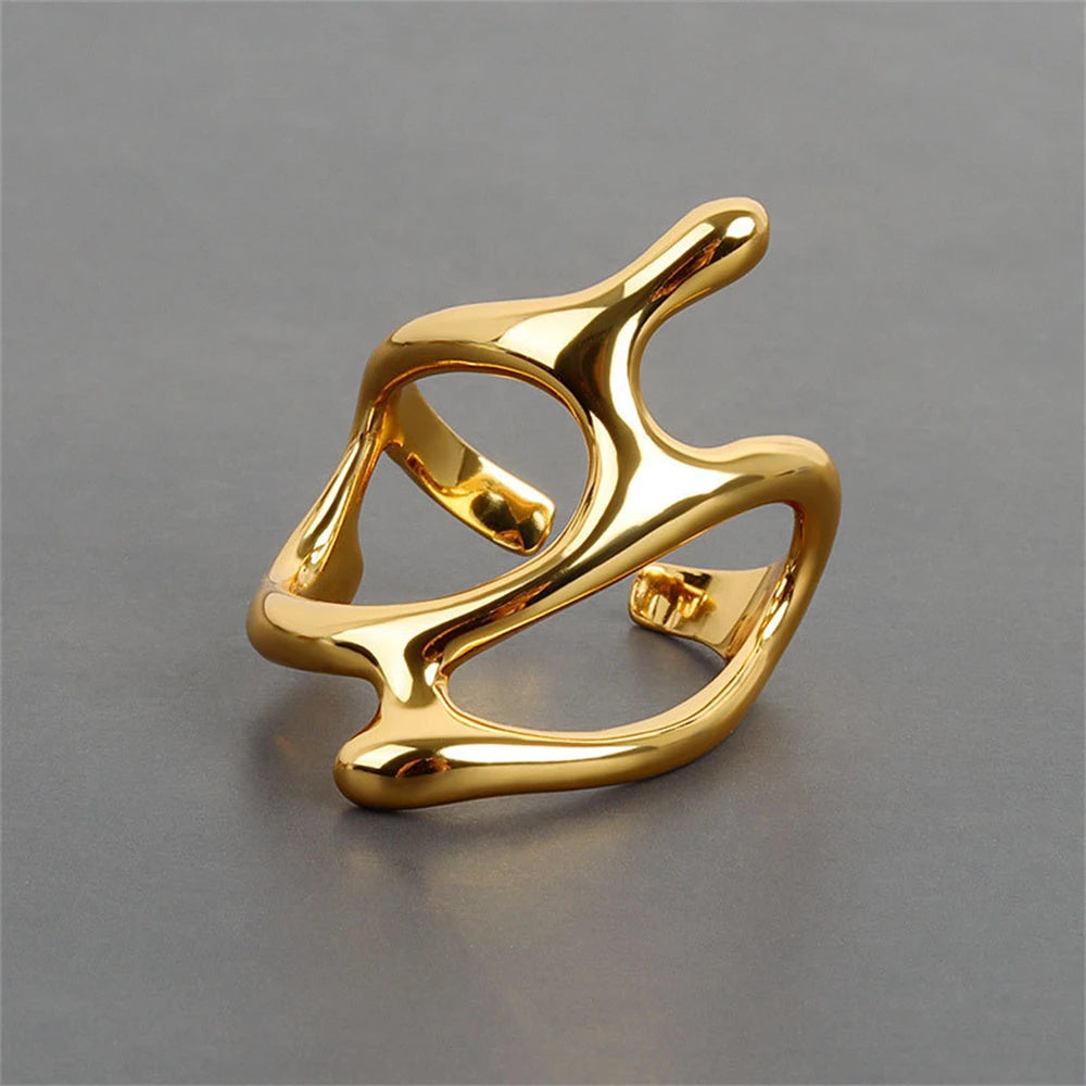 Vintage Elegant Irregular Adjustable Rings