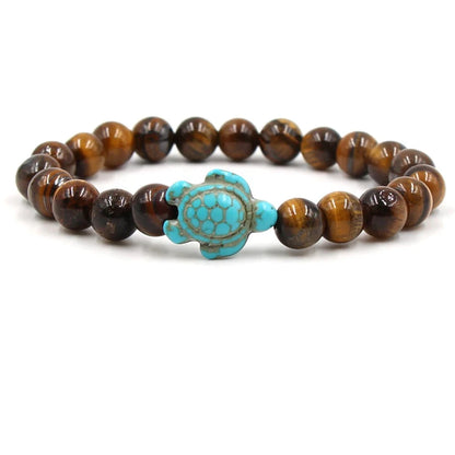 14 Colors Natural Stone Sea Turtle Beads Friendship Bracelets