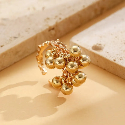 Simple Small Ball Ring for Women Men