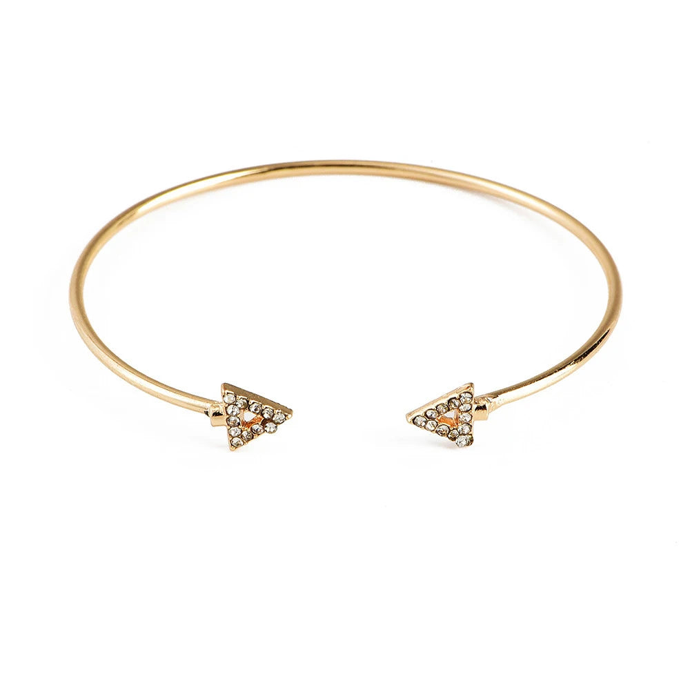 4 Pcs/Set Bohemian Leaves Knot Round Chain Opening Bracelet
