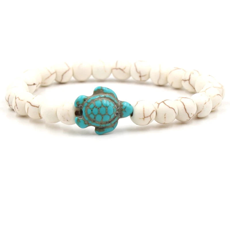 14 Colors Natural Stone Sea Turtle Beads Friendship Bracelets
