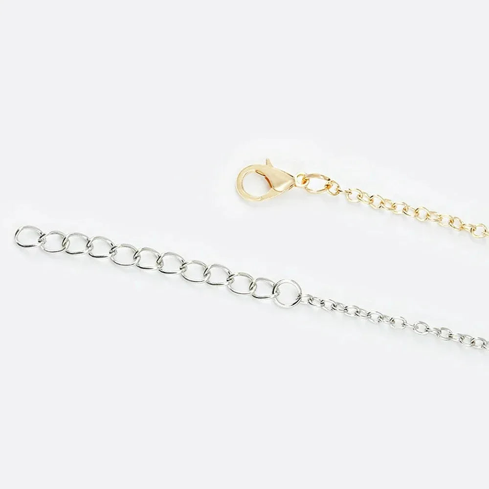 Heart Charm Gold Color Metal Bracelets