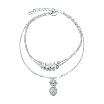 Ankle Chain Pineapple Pendant Anklet