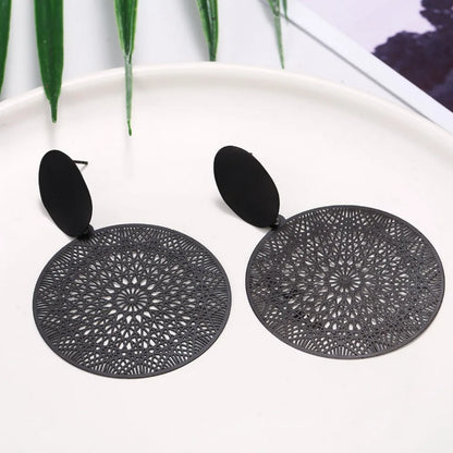 Exaggerated Temperament Personality Color Matching Bump Earrings