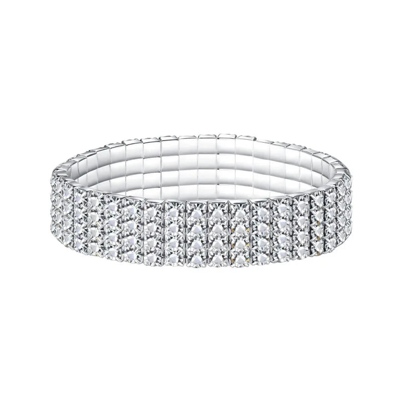 Multiple Styles Crystal Stretch Shine Bracelets