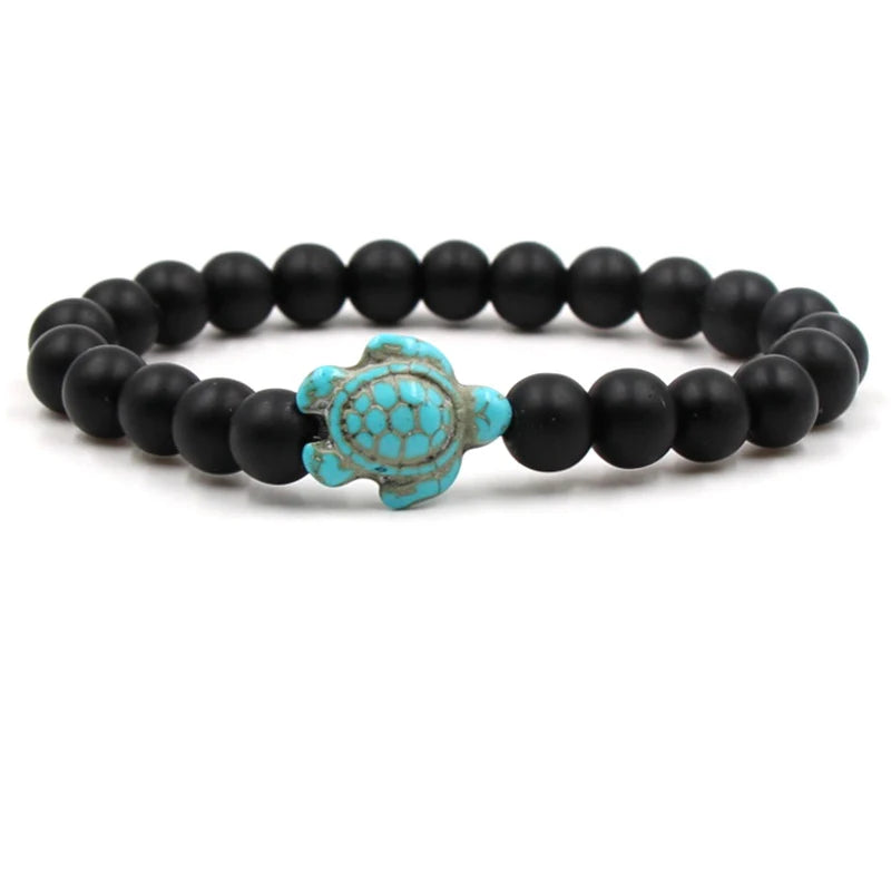 14 Colors Natural Stone Sea Turtle Beads Friendship Bracelets