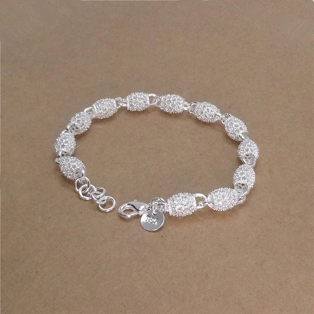 Silver Color Bracelet Chain Bangle